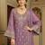 women ethnic motifs embroidered regular kurta with trousers & with dupatta