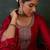 women ethnic motifs embroidered regular gotta patti kurta with trousers & with dupatta