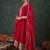women ethnic motifs embroidered regular gotta patti kurta with trousers & with dupatta