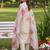 women floral embroidered regular thread work kurta with trousers with dupatta
