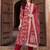 women floral printed regular cotton kurta with trousers & with dupatta