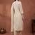 women floral printed regular kurta with trousers & with dupatta