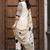 women printed regular cotton kurta with trousers & with dupatta