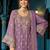 women ethnic motifs embroidered regular kurta with trousers & with dupatta