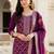 women ethnic motifs regular kurta with trousers & with dupatta