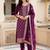 women ethnic motifs regular kurta with trousers & with dupatta