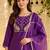 women ethnic motifs embroidered regular thread work liva kurta with palazzos & with dupatta