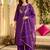 women ethnic motifs embroidered regular thread work liva kurta with palazzos & with dupatta