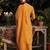 women ethnic motifs printed regular thread work cotton kurta with trousers & with dupatta