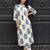 women floral printed regular cotton kurta with trousers