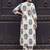 women floral printed regular cotton kurta with trousers