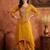 women ethnic motifs embroidered regular thread work kurta with trousers