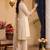 women ethnic motifs embroidered regular kurta with trousers & with dupatta