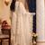 women ethnic motifs embroidered regular kurta with trousers & with dupatta