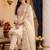 women ethnic motifs embroidered regular kurta with trousers & with dupatta