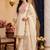 women ethnic motifs embroidered regular kurta with trousers & with dupatta