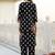 women floral printed regular cotton kurta with trousers