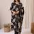 women floral printed regular chanderi silk kurta with trousers & with dupatta