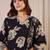 women floral printed regular chanderi silk kurta with trousers & with dupatta