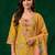 women floral embroidered regular thread work kurta with trousers & with dupatta