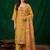 women floral embroidered regular thread work kurta with trousers & with dupatta