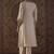 women ethnic motifs embroidered regular thread work liva kurta with trousers