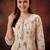 women floral printed regular cotton kurta with trousers & with dupatta