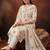 women floral printed regular cotton kurta with trousers & with dupatta