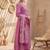women ethnic motifs embroidered regular thread work cotton kurta with trousers & with dupatta