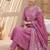 women ethnic motifs embroidered regular thread work cotton kurta with trousers & with dupatta