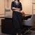 women ethnic motifs embroidered regular thread work kurta with trousers