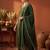 women ethnic motifs embroidered regular kurta with trousers & with dupatta