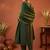 women ethnic motifs embroidered regular kurta with trousers & with dupatta