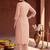 women regular mirror work kurta with trousers