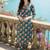 women floral printed regular cotton kurta with trousers