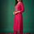 women ethnic motifs embroidered regular thread work kurta with trousers