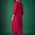 women ethnic motifs embroidered regular thread work kurta with trousers