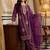 women ethnic motifs embroidered regular thread work kurta with palazzos & with dupatta