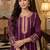 women ethnic motifs embroidered regular thread work kurta with palazzos & with dupatta