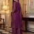 women ethnic motifs embroidered regular thread work kurta with palazzos & with dupatta