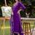 women ethnic motifs embroidered regular kurta with trousers & with dupatta