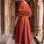 women ethnic motifs embroidered empire kurta with trousers & with dupatta