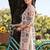 women printed regular kurta with trousers