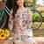 women printed regular kurta with trousers