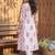women ethnic motifs printed empire cotton kurta with trousers