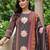 women floral printed regular cotton kurta with trousers & with dupatta