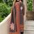 women floral printed regular cotton kurta with trousers & with dupatta