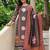 women floral printed regular cotton kurta with trousers & with dupatta