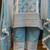 women ethnic motifs embroidered regular thread work cotton kurta with trousers & with dupatta