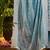 women ethnic motifs embroidered regular thread work cotton kurta with trousers & with dupatta